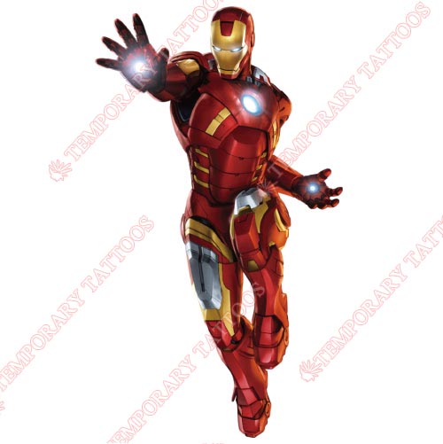 Iron Man Customize Temporary Tattoos Stickers NO.208